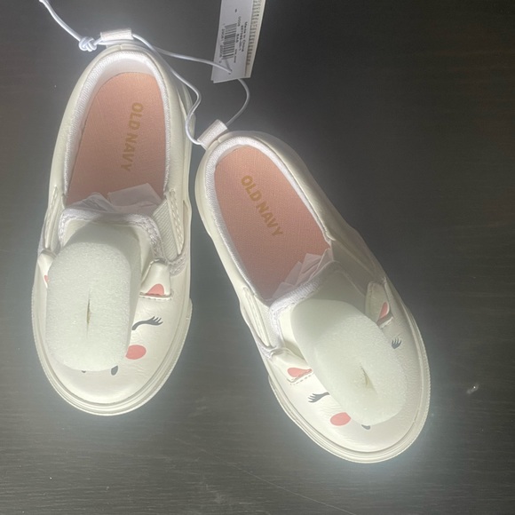 🆕 RESERVED BB Old Navy Toddler Girls Unisex Unicorn Slip-On Sneakers 5 Baby - Picture 12 of 12